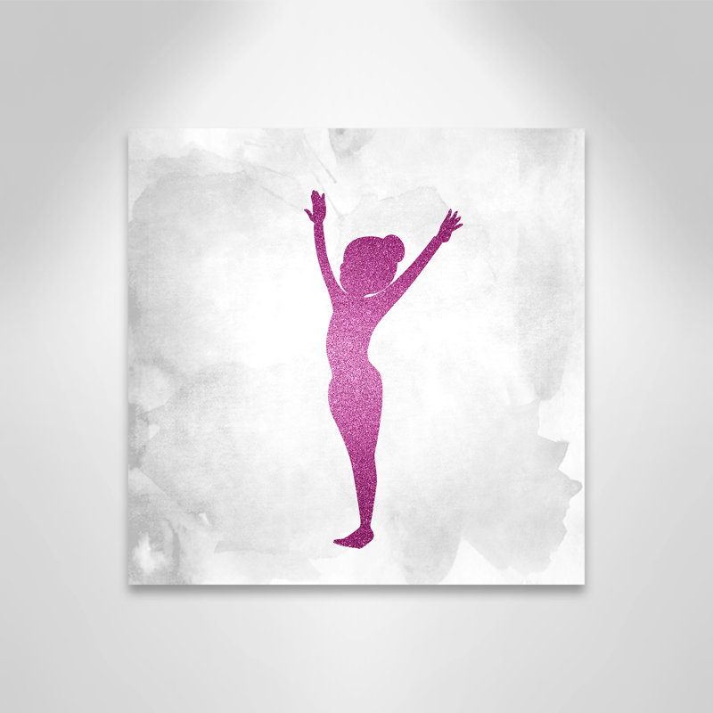 Gymnastique 2, H 16 po x l 16 po x P 1,5 po, Toile