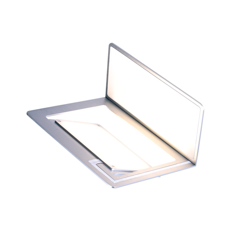 Luminaire encastré en laiton anodisé à 1 lumière DEL