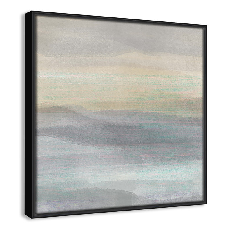 Finnian - reproduction de cadre flottant sur toile, L 13,5 po x H 13,5 po, Noir