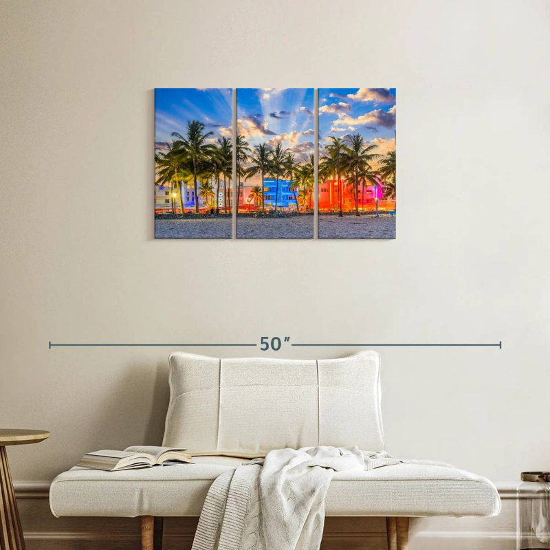 Sirci Ocean Drive Miami, H 20 po x l 33 po