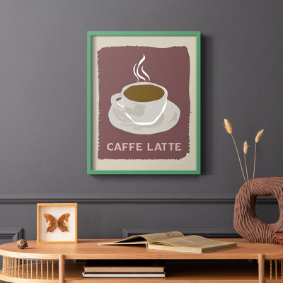 «Modern Coffee III», reproduction encadrée - bois massif