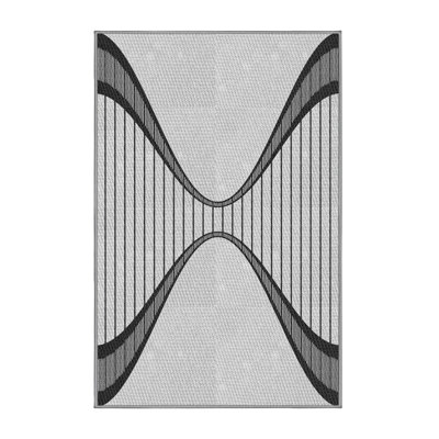 Tapis gris Hahira