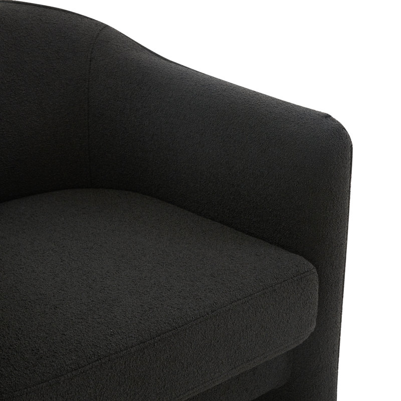 Fauteuil l 30,3 po Upland, Bouclé noir