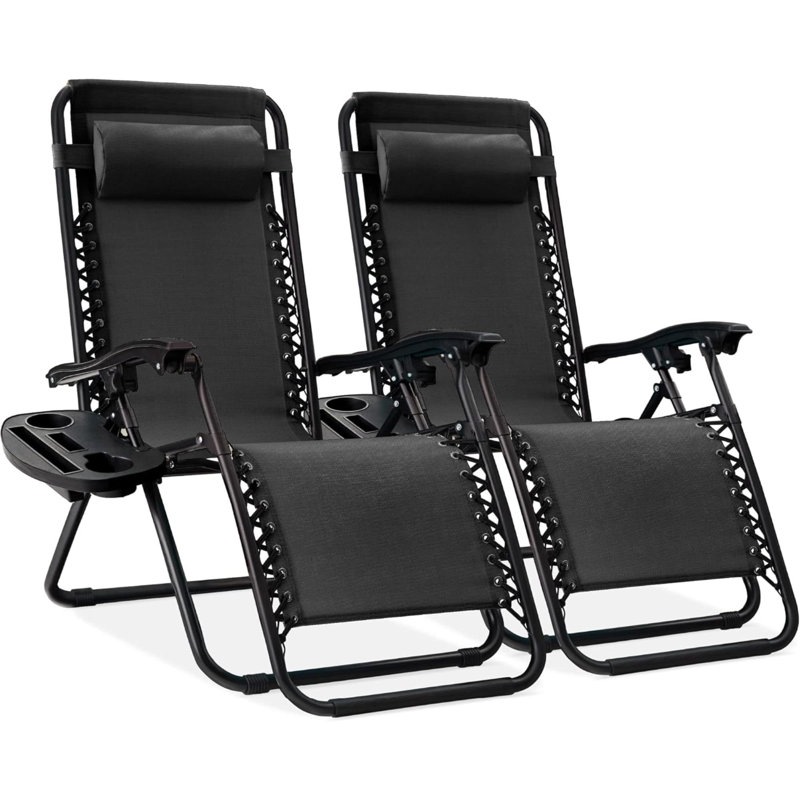 Sou Folding Zero Gravity Chair, Black