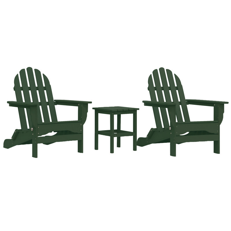 Leighton 2 - Person Patio Conversation Set, Forest Green