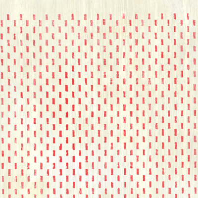 Motifs patinés en rouge