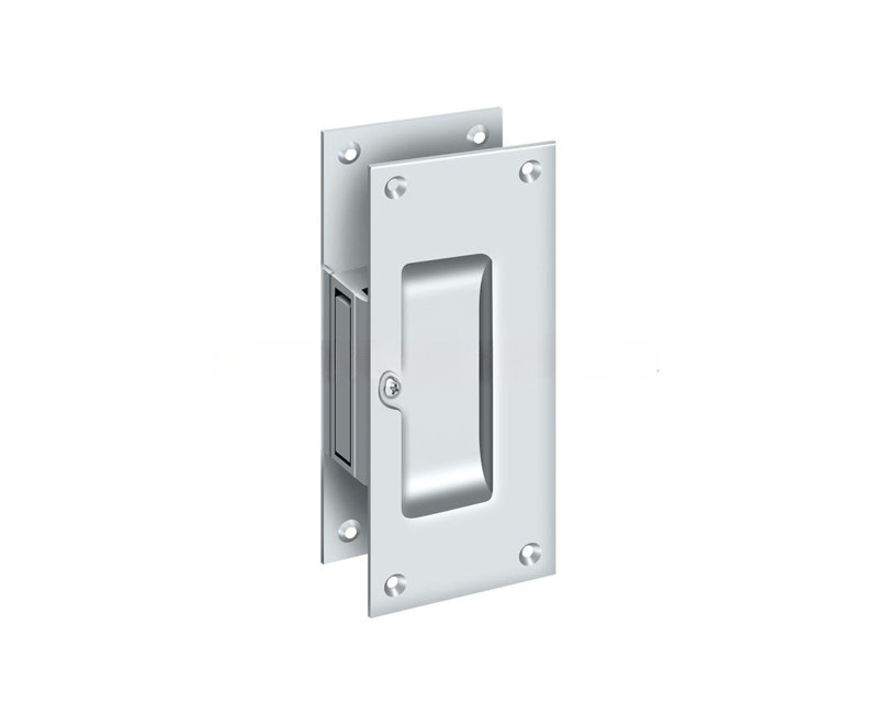 Serrure de poche décorative 6 po Deltana SDP60U26, chrome poli, Chrome poli