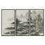Asian Forest - Cabin & Lodge, ensemble de 3 toiles d'art encadrées-1777240545-1777240557