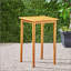 Table de bar d'extérieur carrée en bois d'acacia minimaliste avec finition en teck pour une utilisation durable et élégante du patio-508381202