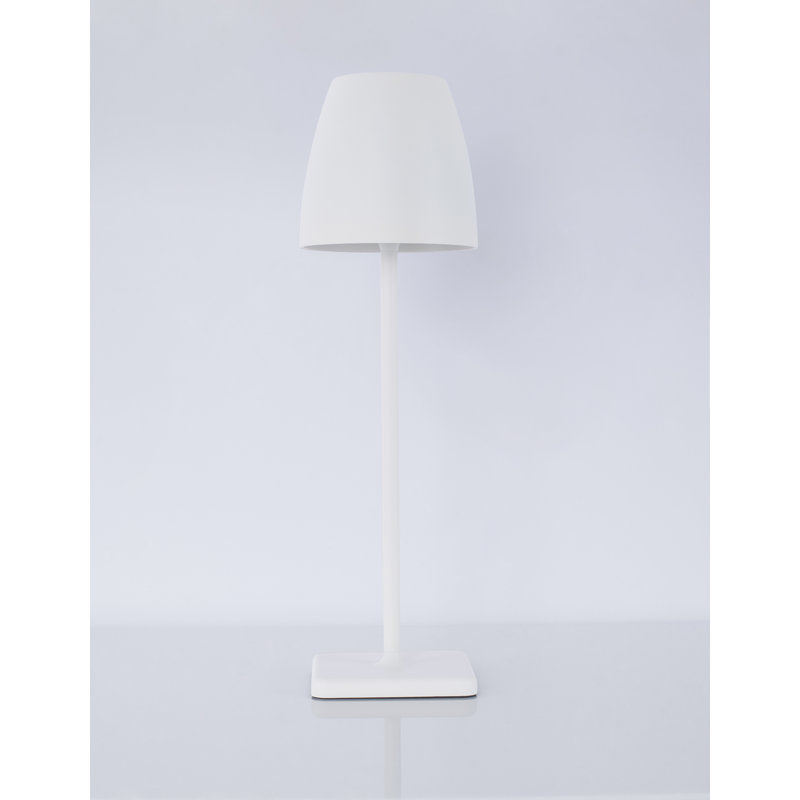 Metal Buffet Lamp, White