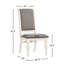Chaise d'appoint Sirci en gris