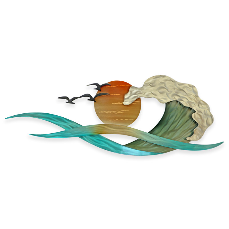 Handmade Coastal Landscape & Nature Wall Decor on Metal