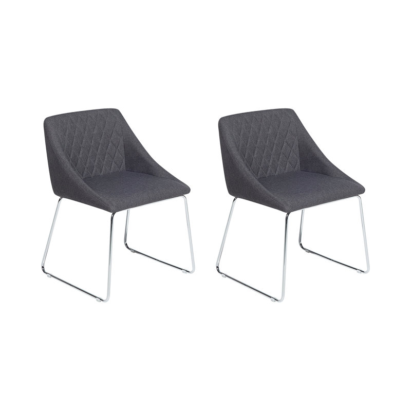 Kirkhill Upholstered Dining Chair, Dark Grey