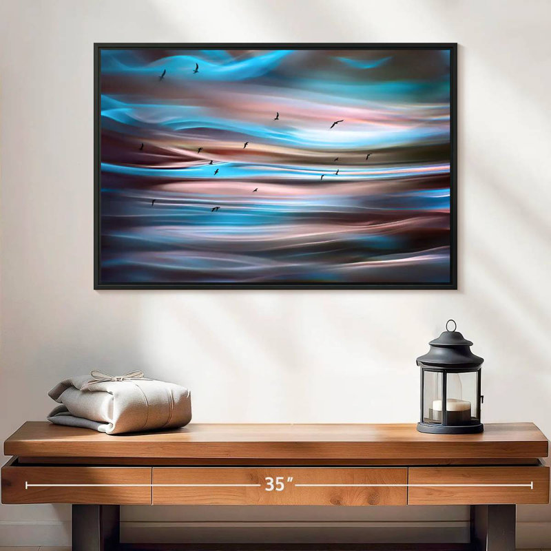 Brampt Sunset Birds I, 17" H x 25" W