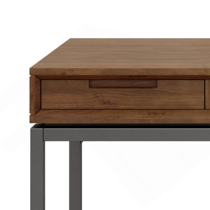 Bureau Mid-Century Banting - brun selle moyen, Marron foncé