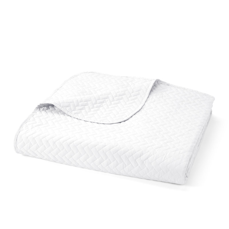 Ensemble de couvre-lit en microfibre de style bord de mer Simply Soft™, Blanc, Couvre-lit très grand et 2 taies décoratives