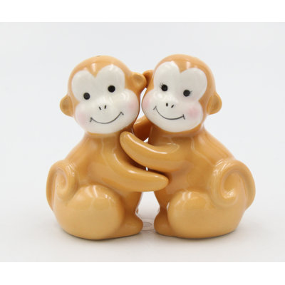 Ensemble salière et poivrière pour singe Cosmos cadeaux