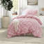 Shabby Chic Pink Bedding Sets, Cozy Microfiber Comforter For All Seasons