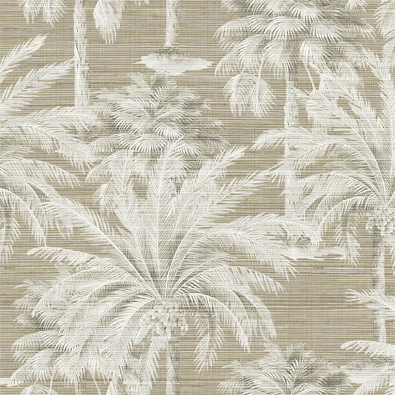 Paonia Wallpaper Roll, Brown