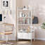 154cm H x 30cm W Metal Bookcase-1637316338