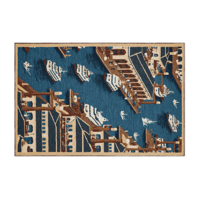 Tapis intérieur et extérieur gris Transport