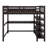 Solid Pine Wood Frame Loft Bed With Under-Bed Desk And Storage Shelves-1645540859-1645540858