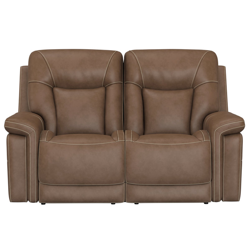 Brown Zero Gravity Dual Power Massage Loveseat