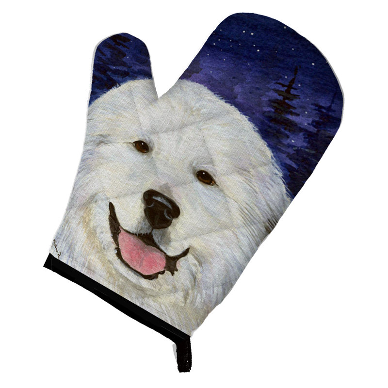 Caroline's Treasures Great Pyrenees Polyester Oven Mitt