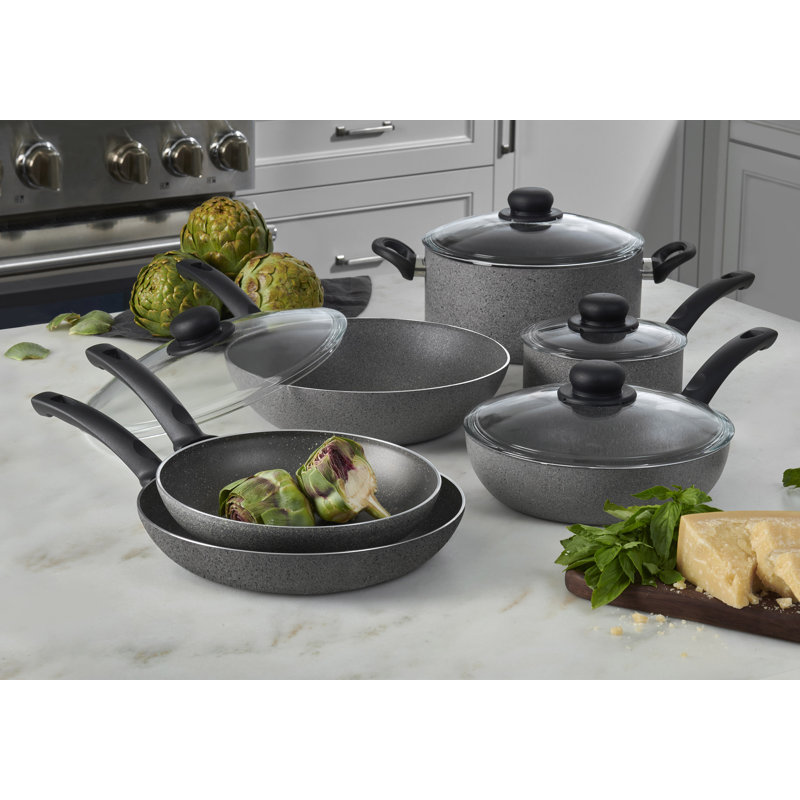 Ballarini Asti Aluminum 10-piece Nonstick Cookware Set