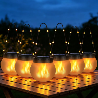 3.9 " Solar Powered Outdoor Lantern