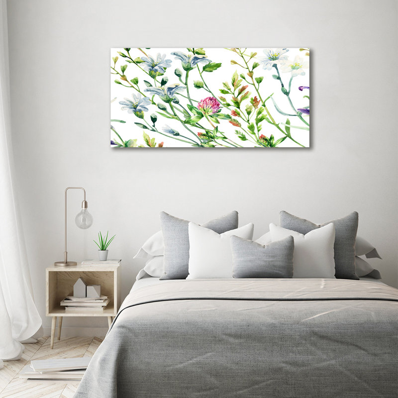 Wild Flowers - Wrapped Canvas Print