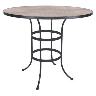 Round Porcelain Outdoor Bar Table