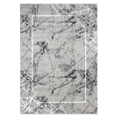 Vladya Abstract Border Area Rug