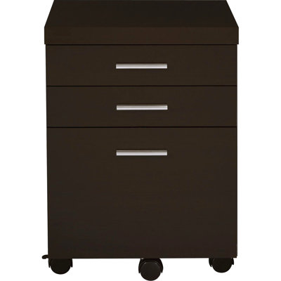 Rangement pour 3 bureaux - Finition cappuccino
