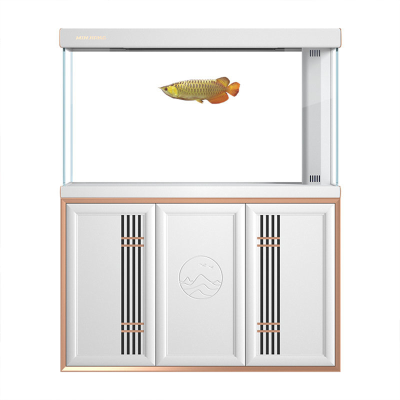 100 Gallon White Rectangular Eco Aquarium Tank