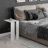 Stylish White Side Table, 11.8 x 22.4 x 15.7 Inches | 100% Melamine Coated Particle Board, Thickness: 0.7 Inches | Modern Design, Perfect for Living Room & Bedroom, Elegant & Functional Furniture Piece-1228045628