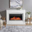 built-in electric fireplace
