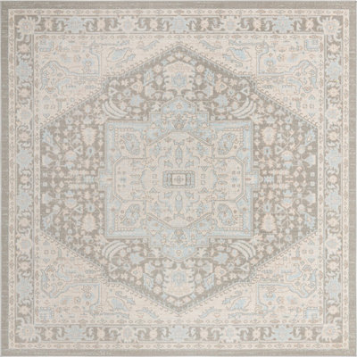 Tapis gris Shaundrelle