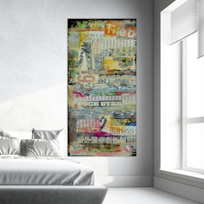 " In The Mix I " by Erin Ashley Painting Print