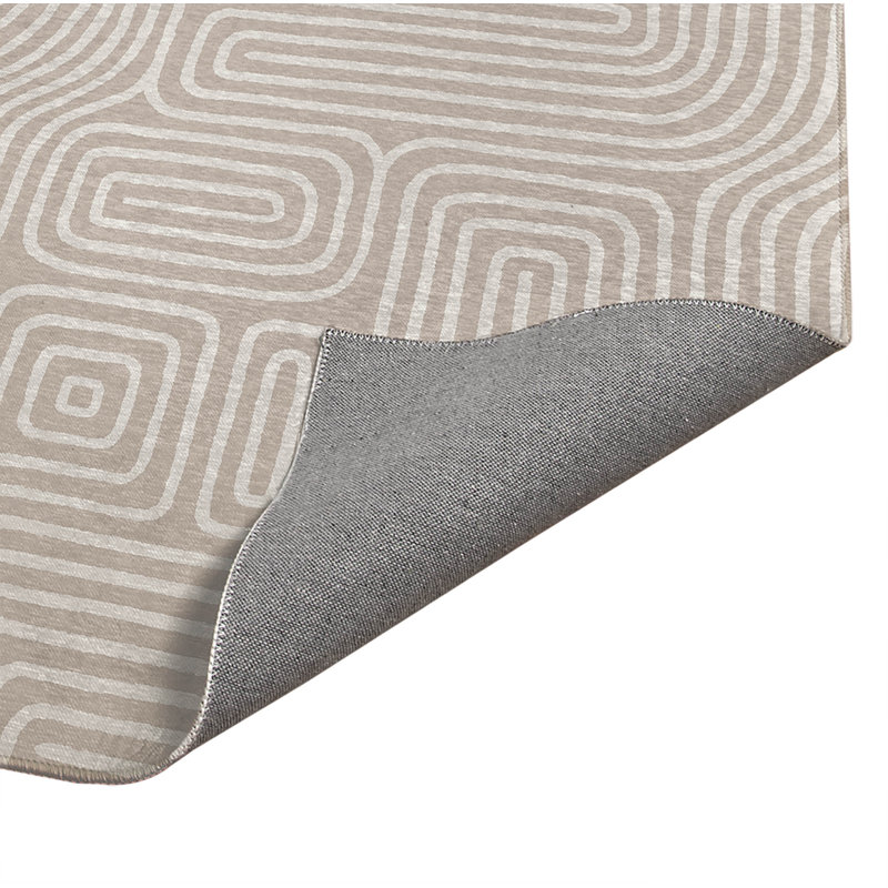 Tapis de bureau léger Timeless Walk, L 5 pi x L 3 pi, Taupe
