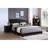 Full Bed With Subtle Light Grey Finish