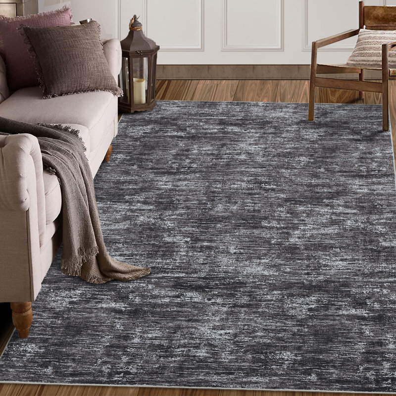 Machine Washable Area Rug Modern Non Slip Rugs for Living Room Bedrooms Foldable Rugs for Playroom Office Kitchen