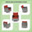 Erol Patio Outdoor Furniture Set Brown Rattan Seating Armchairs Set Swiveling Rockers for Outdoor Occasions of Lawn, Poolside-319848284-319848287