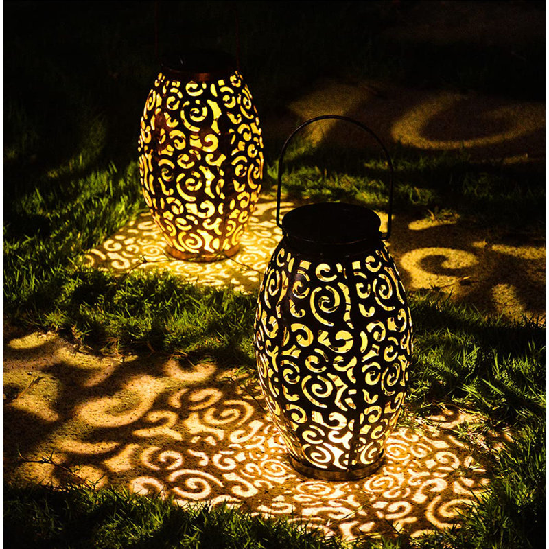 12.4'' Solar Powered Integrated LED Outdoor Lantern