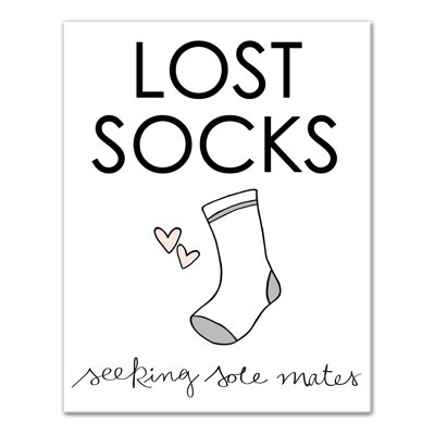 " Lost Socks Laundry Room "