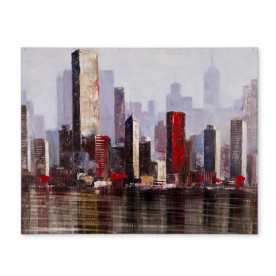 Industrial City Style Blue Bedroom Polyester Placemat Decor