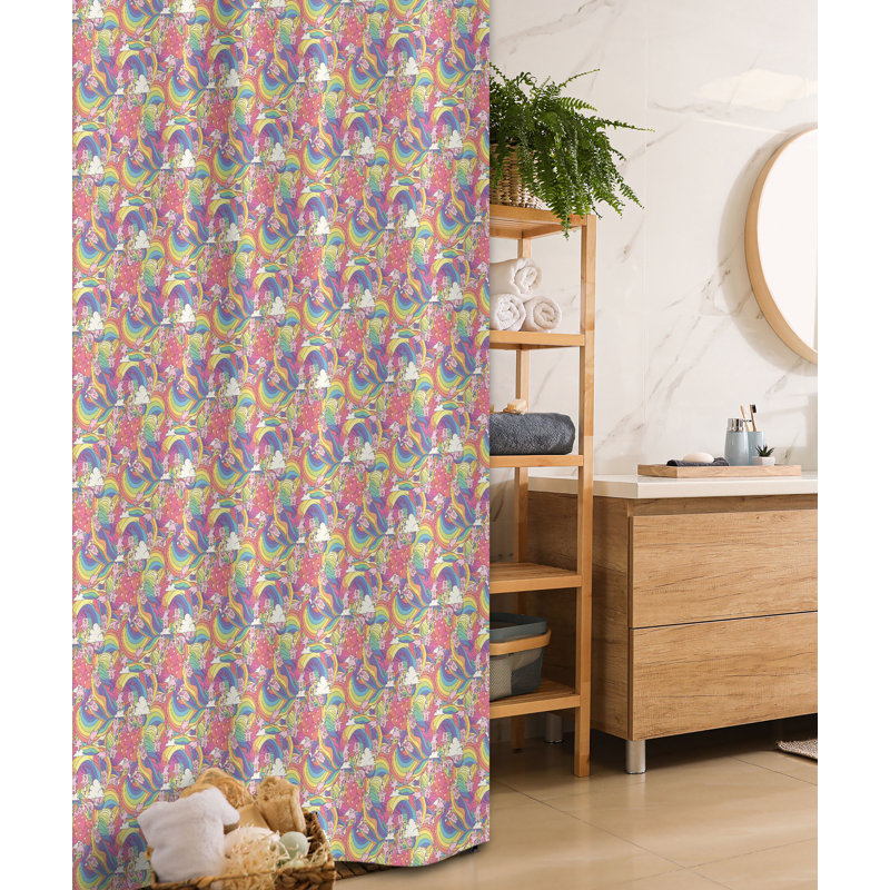 Shower Curtain with Hooks Included
