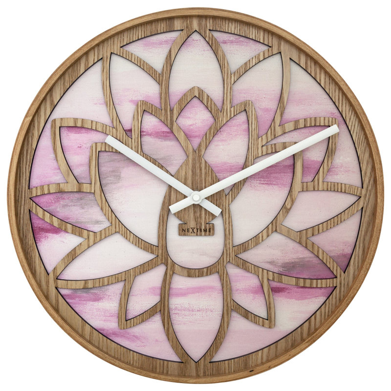 Peace & Calm Solid Wood Wall Clock