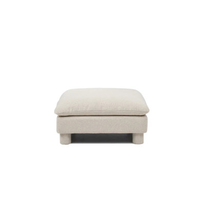 The Almond Wind Bayshore 4 Seater Sofa | Boucle Upholstery in Rust & Fawn Color | Luxury & Versatile Seating | Easy-Clean Fabric | Perfect for Family & Guests.