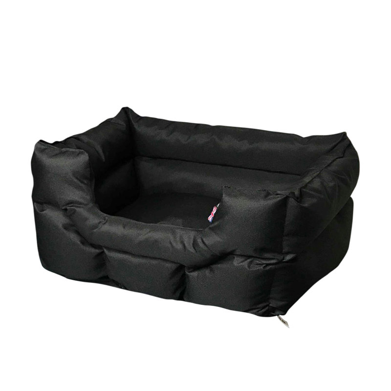 Cabrera Polyester Pet Bed, 72cm W x 59cm D x 42cm H, Black